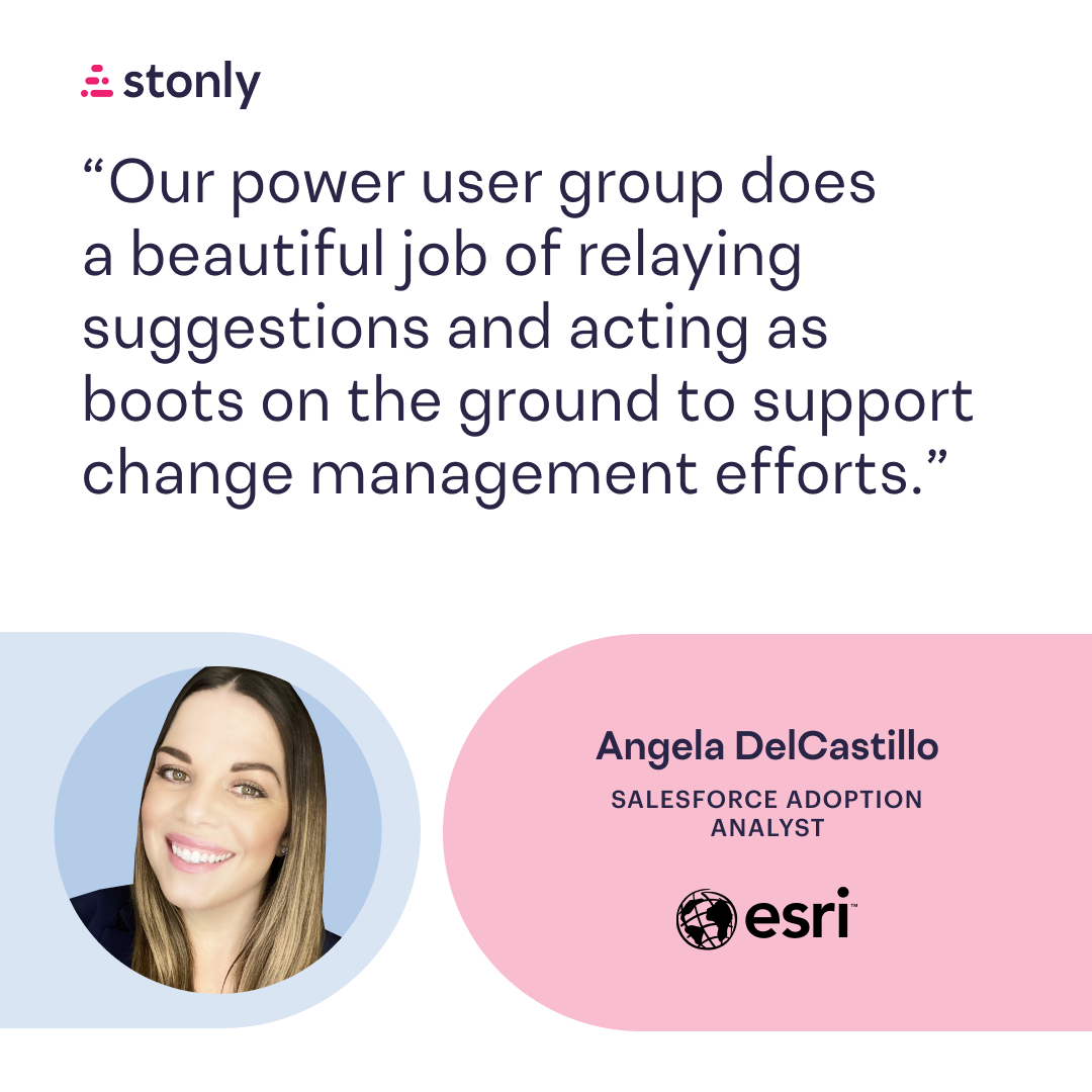 Angela DelCastillo, Stonly Digital Adoption Champion