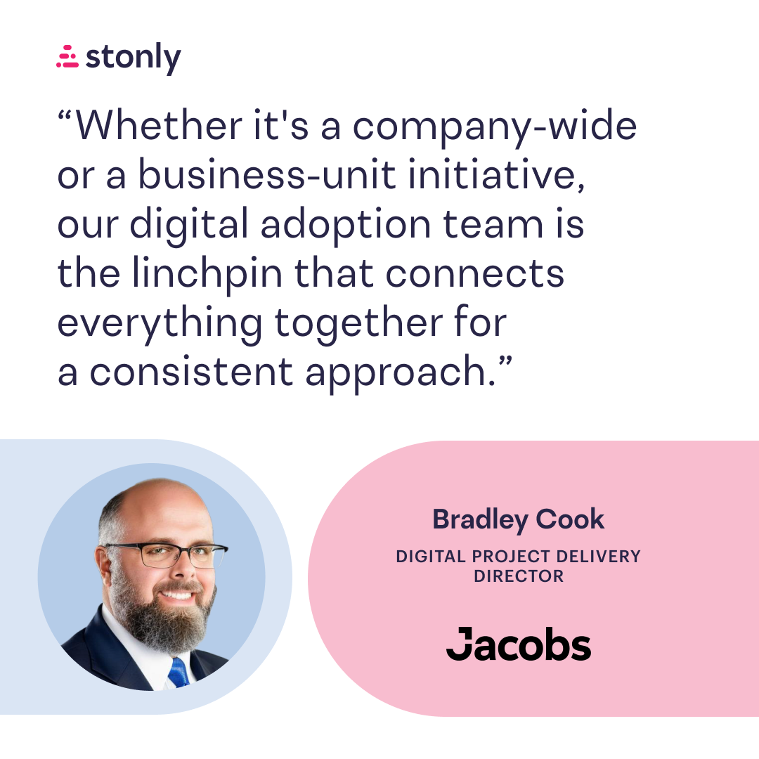 Bradley Cook, Stonly Digital Adoption Champion