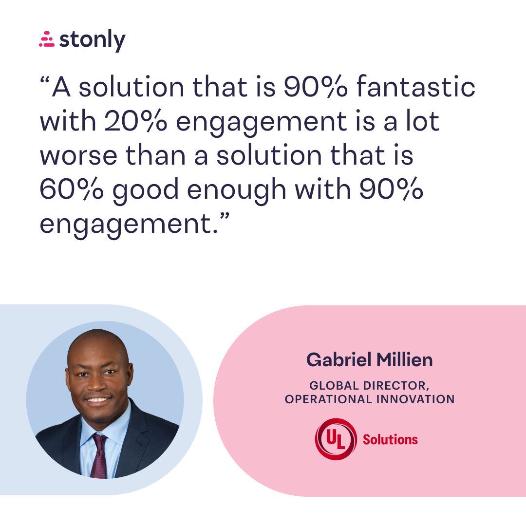 Gabriel Millien, Stonly Digital Adoption Champion